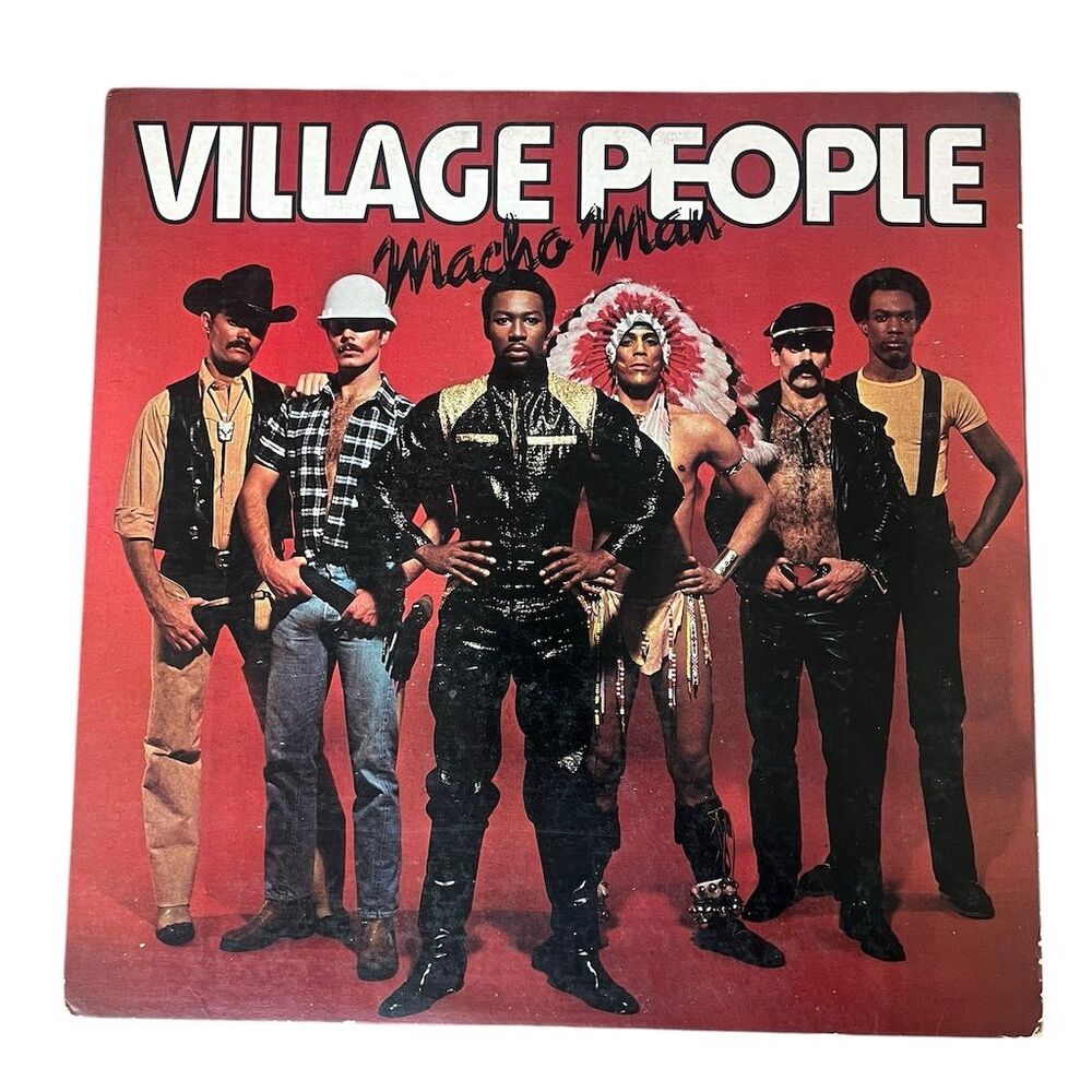 Village People Macho Man‎ LP 12" Vinyl 1978 Disco Dance Casablanca